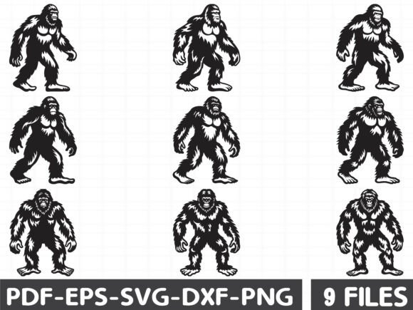 Bigfoot Sasquatch Yeti SVG Review