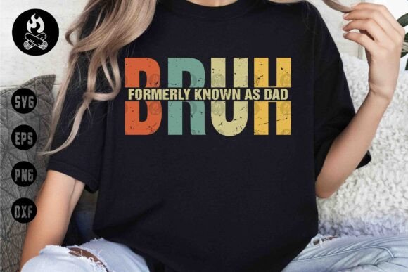 BRUH Retro Dad Funny SVG