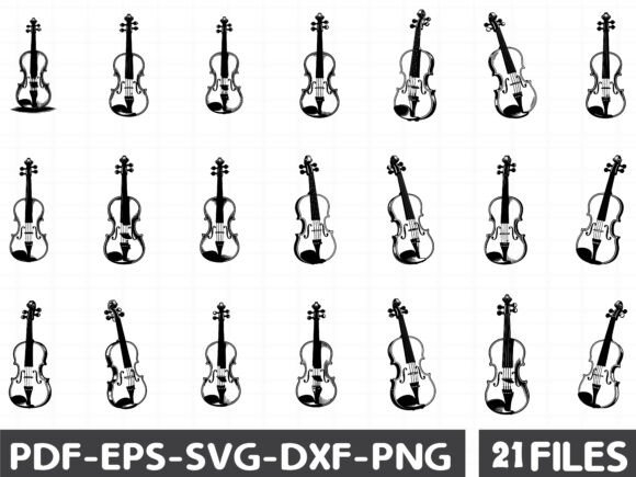 Cello Silhouette Vector Illustration