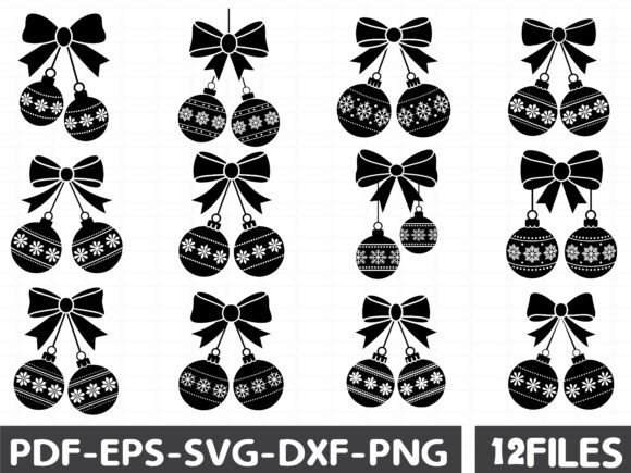 Christmas Bow SVG Christmas Cherries