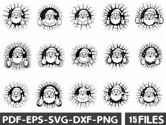 Christmas Svg, Santa Svg, Christmas Orna