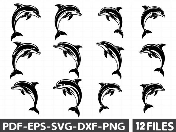 Dolphin Silhouette Vector