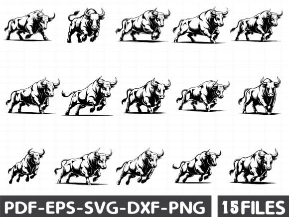 Fighting Bull Silhouette SVG