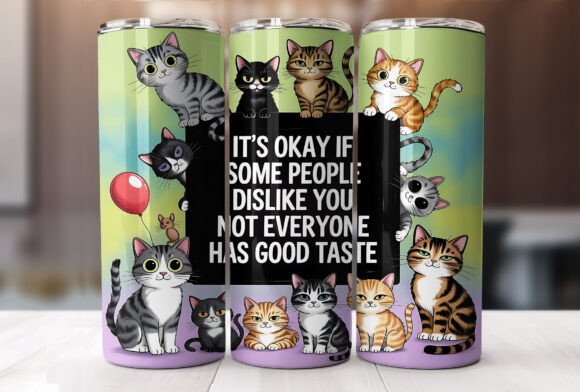 Funny Cat Motivation Quote 20oz Tumbler