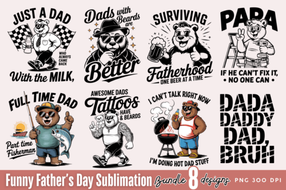 Funny Father's Day Sublimation Bundle