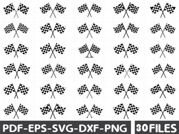 Racing Flag SVG for Real Embroidery Projects
