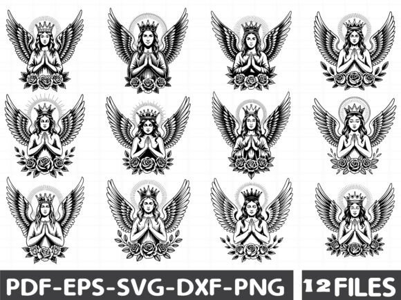 Virgin Mary Svg Bundle Review